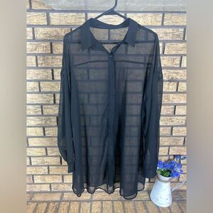 Sheer button down‎